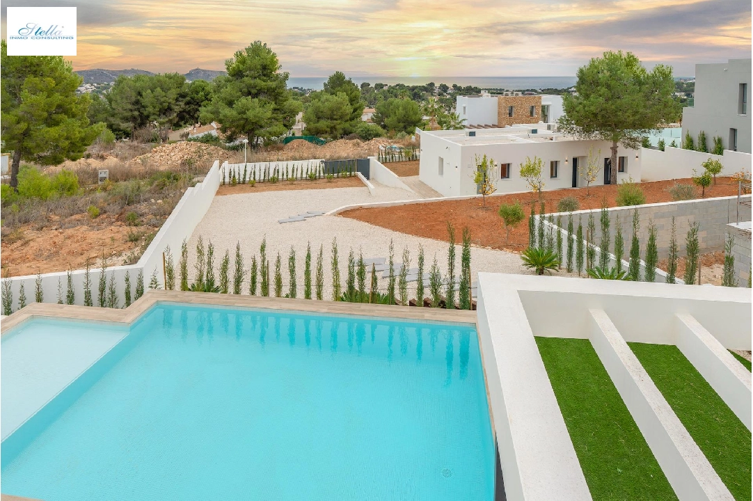 Villa in Moraira zu verkaufen, Wohnfläche 259 m², Baujahr 2024, Klimaanlage, Grundstück 800 m², 3 Schlafzimmer, 3 Badezimmer, Pool, ref.: AM-12206DR-11