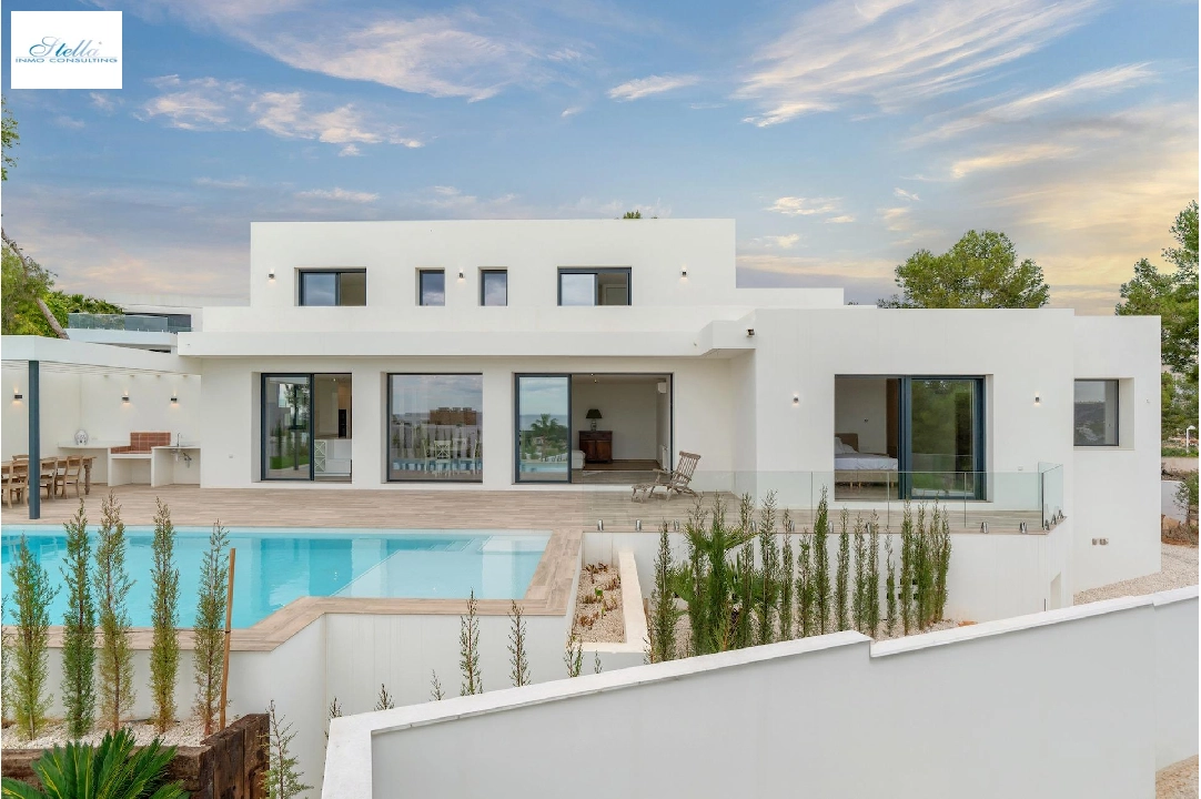 Villa in Moraira zu verkaufen, Wohnfläche 259 m², Baujahr 2024, Klimaanlage, Grundstück 800 m², 3 Schlafzimmer, 3 Badezimmer, Pool, ref.: AM-12206DR-7