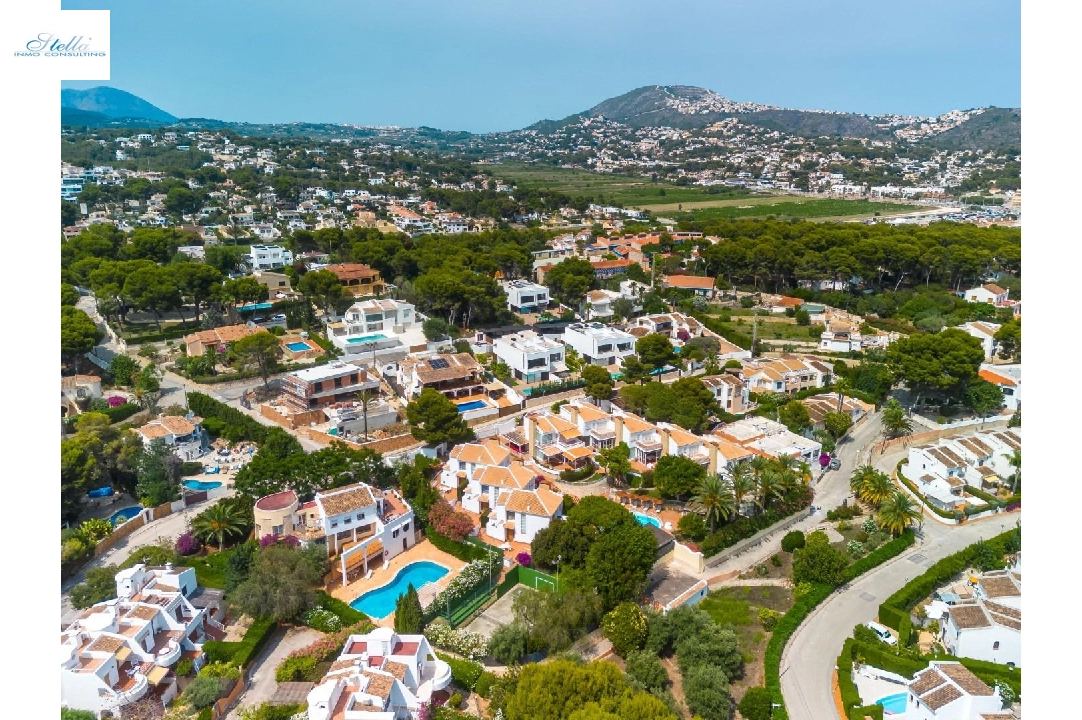 Villa in Moraira zu verkaufen, Wohnfläche 182 m², Klimaanlage, Grundstück 500 m², 4 Schlafzimmer, 3 Badezimmer, Pool, ref.: AM-12207DR-11