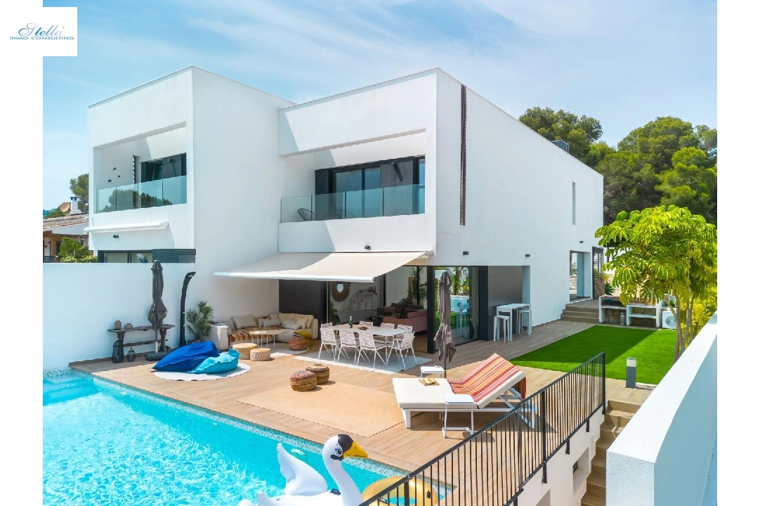 Villa in Moraira zu verkaufen, Wohnfläche 182 m², Klimaanlage, Grundstück 500 m², 4 Schlafzimmer, 3 Badezimmer, Pool, ref.: AM-12207DR-39