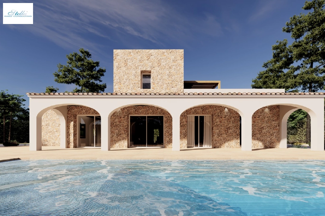 Finca in Benissa zu verkaufen, Wohnfläche 305 m², Baujahr 2024, Klimaanlage, Grundstück 10000 m², 3 Schlafzimmer, 3 Badezimmer, Pool, ref.: AM-12208DA-1