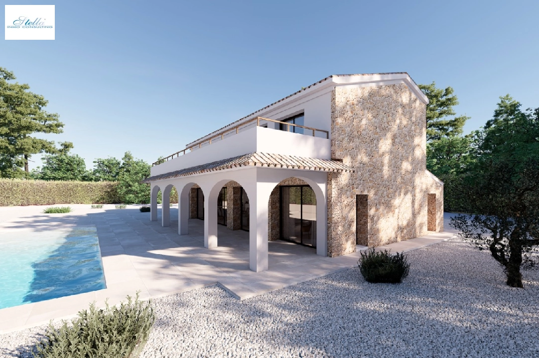 Finca in Benissa zu verkaufen, Wohnfläche 425 m², Baujahr 2024, Klimaanlage, Grundstück 10000 m², 4 Schlafzimmer, 4 Badezimmer, Pool, ref.: AM-12209DA-5