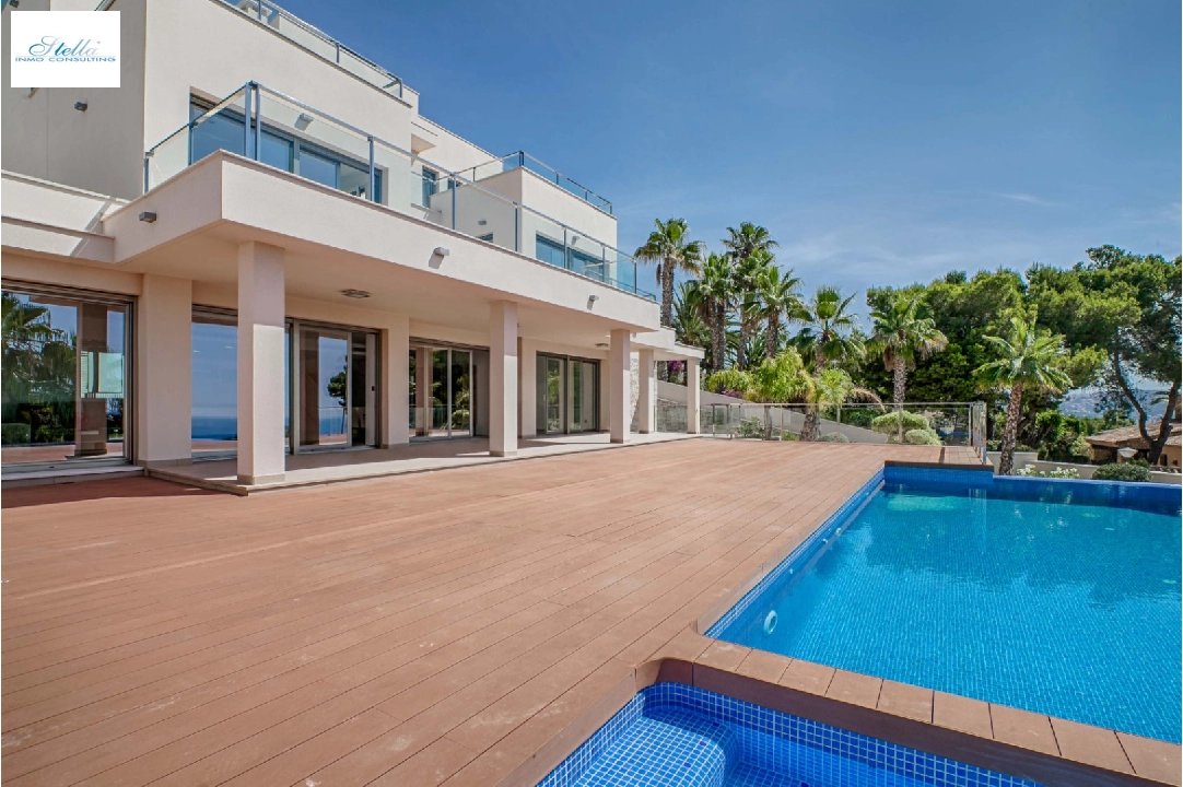 Villa in Moraira zu verkaufen, Wohnfläche 547 m², Baujahr 2014, Klimaanlage, Grundstück 1132 m², 4 Schlafzimmer, 6 Badezimmer, Pool, ref.: AM-10630DA-1