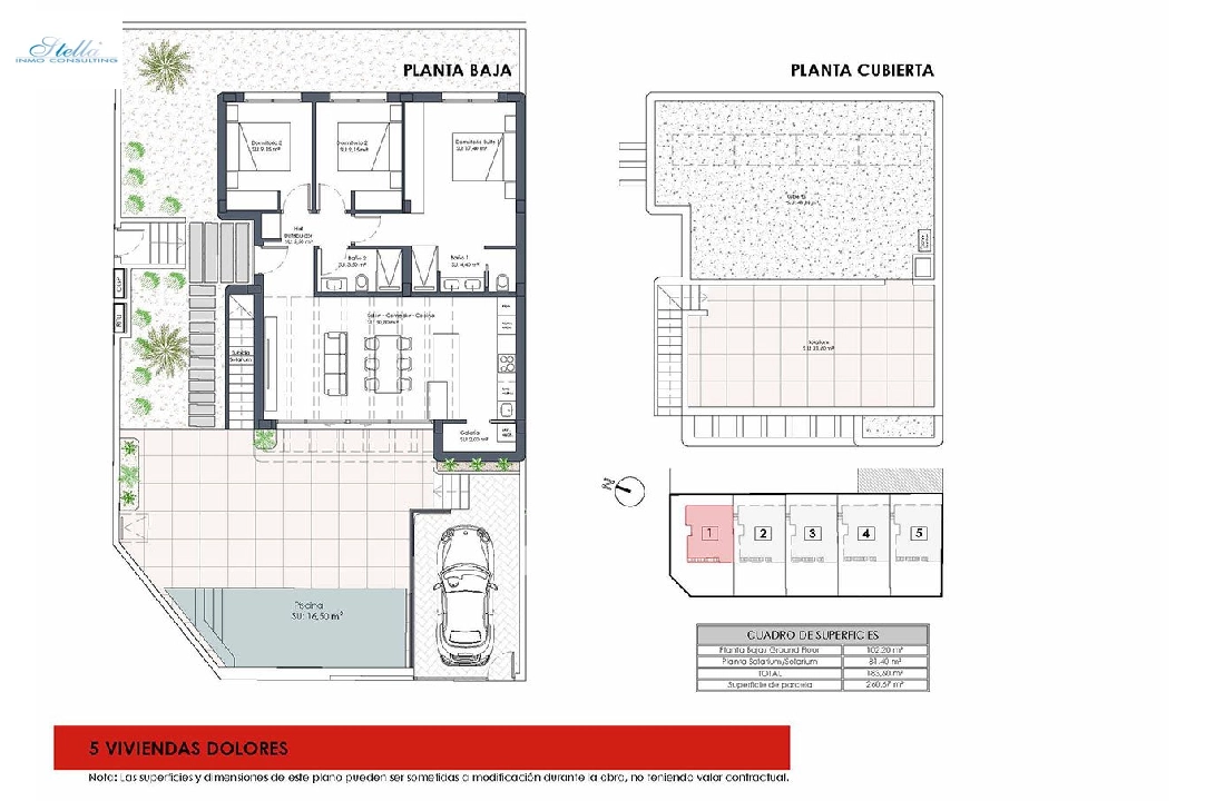 Villa in Dolores zu verkaufen, Wohnfläche 183 m², Zustand Erstbezug, Grundstück 220 m², 3 Schlafzimmer, 2 Badezimmer, Pool, ref.: HA-DON-140-E01-23