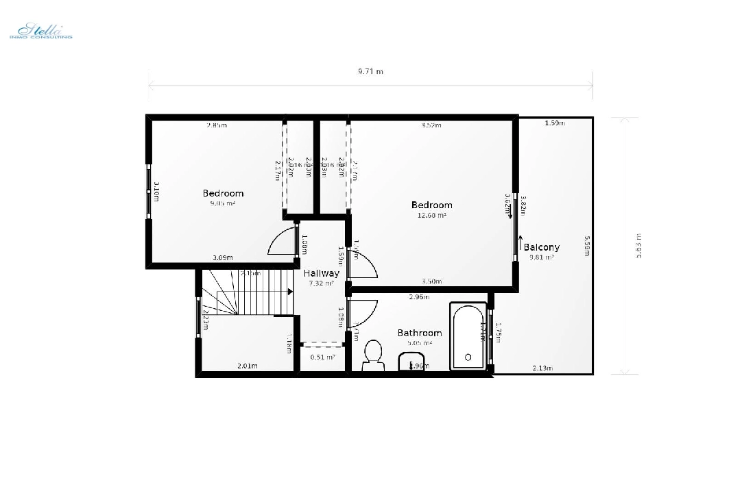 Reihenhaus in Calpe(Calpe) zu verkaufen, Wohnfläche 80 m², Klimaanlage, 3 Schlafzimmer, 2 Badezimmer, Pool, ref.: COB-3452-10535-23