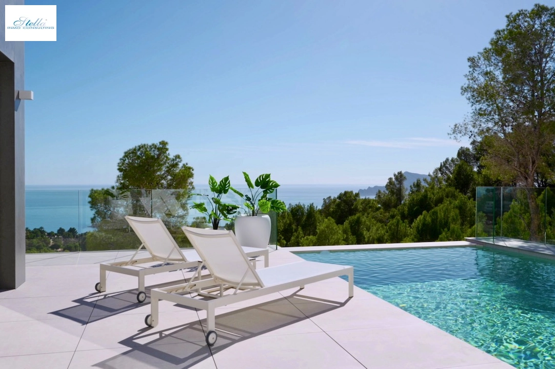 Villa in Altea(Sierra Altea) zu verkaufen, Wohnfläche 535 m², Grundstück 1252 m², 4 Schlafzimmer, 6 Badezimmer, Pool, ref.: CA-H-1800-AMB-2