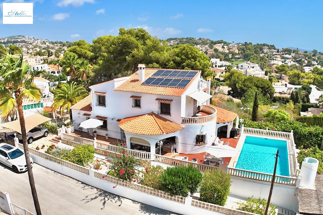 Villa in Benissa(Baladrar) zu verkaufen, Wohnfläche 290 m², Klimaanlage, Grundstück 841 m², 5 Schlafzimmer, 4 Badezimmer, Pool, ref.: CA-H-1801-AMBE-12