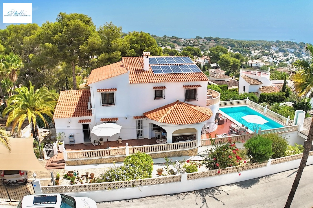 Villa in Benissa(Baladrar) zu verkaufen, Wohnfläche 290 m², Klimaanlage, Grundstück 841 m², 5 Schlafzimmer, 4 Badezimmer, Pool, ref.: CA-H-1801-AMBE-13