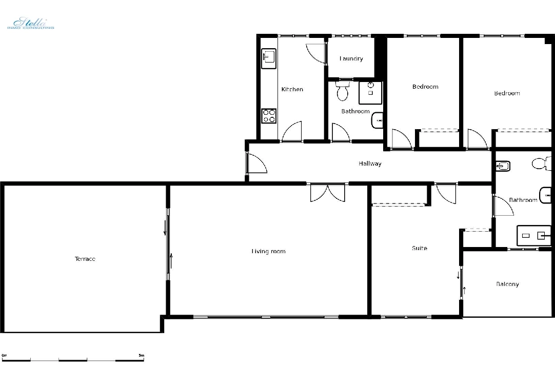 Penthouse Apartment in Calpe(Calpe) zu verkaufen, Wohnfläche 117 m², Klimaanlage, 3 Schlafzimmer, 2 Badezimmer, Pool, ref.: COB-3473-10535-18