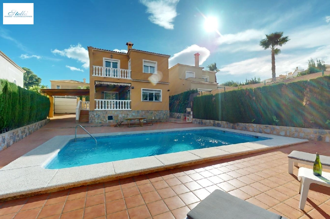 Villa in La Nucia(Nucia Park) zu verkaufen, Wohnfläche 200 m², Klimaanlage, Grundstück 500 m², 4 Schlafzimmer, 3 Badezimmer, Pool, ref.: COB-3479-10535-1