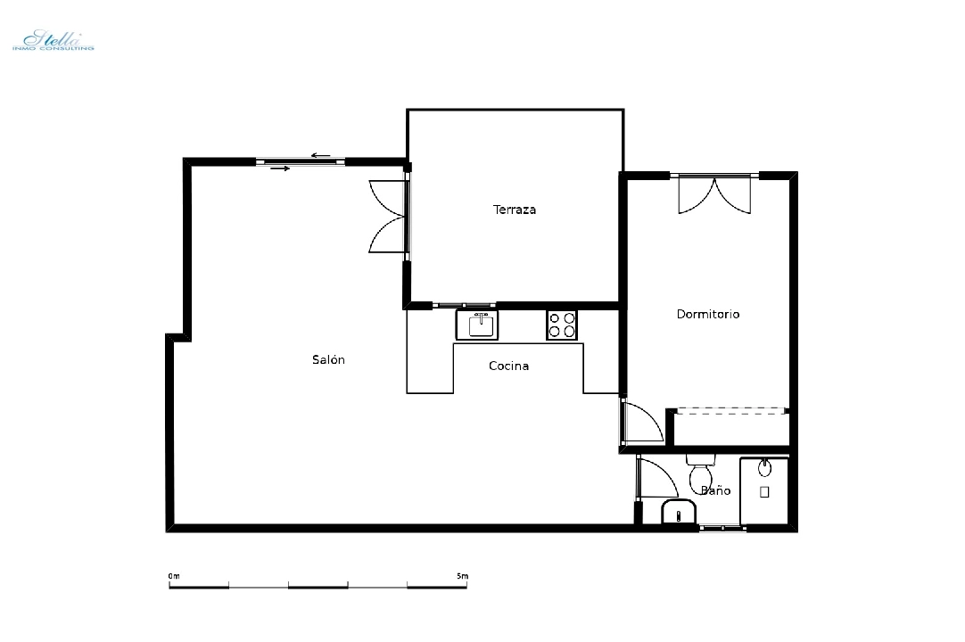 Apartment in Moraira(Moraira) zu verkaufen, Wohnfläche 66 m², 1 Schlafzimmer, 1 Badezimmer, ref.: CA-A-1802-AMBE-21