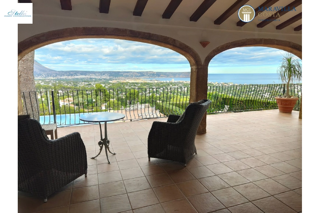 Villa in Javea(Costa Nova) zu verkaufen, Wohnfläche 378 m², + Fussbodenheizung, Klimaanlage, Grundstück 3063 m², 5 Schlafzimmer, 5 Badezimmer, Pool, ref.: MV-P-2507-17