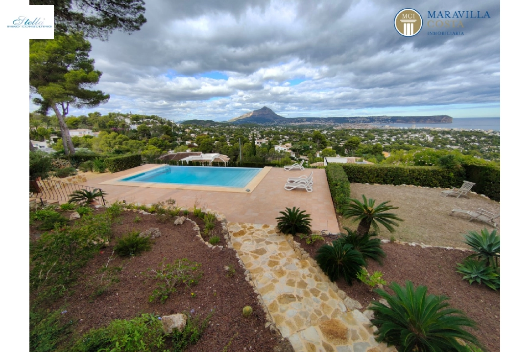 Villa in Javea(Costa Nova) zu verkaufen, Wohnfläche 378 m², + Fussbodenheizung, Klimaanlage, Grundstück 3063 m², 5 Schlafzimmer, 5 Badezimmer, Pool, ref.: MV-P-2507-8