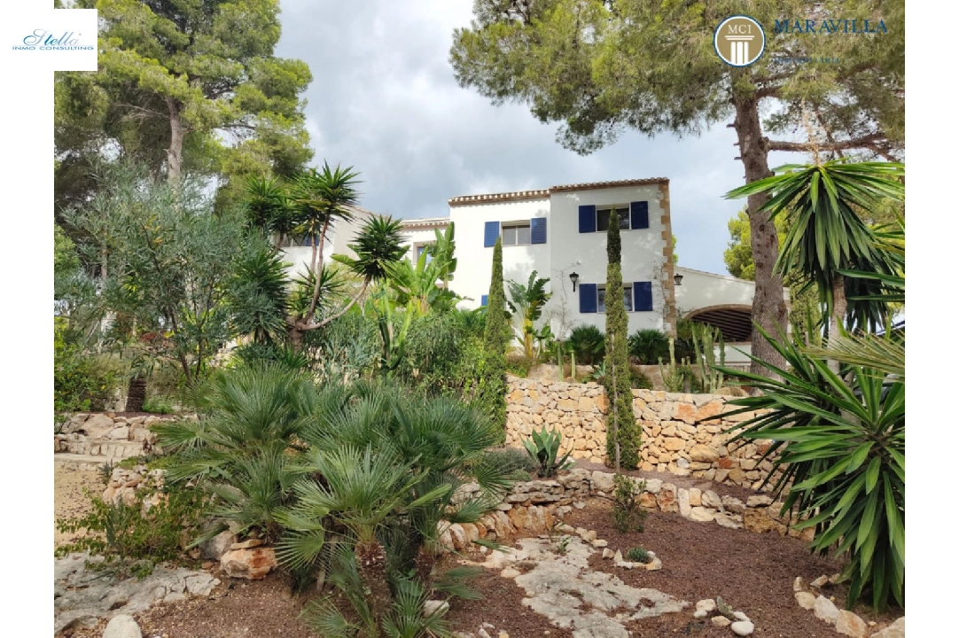 Villa in Javea(Costa Nova) zu verkaufen, Wohnfläche 378 m², + Fussbodenheizung, Klimaanlage, Grundstück 3063 m², 5 Schlafzimmer, 5 Badezimmer, Pool, ref.: MV-P-2507-9