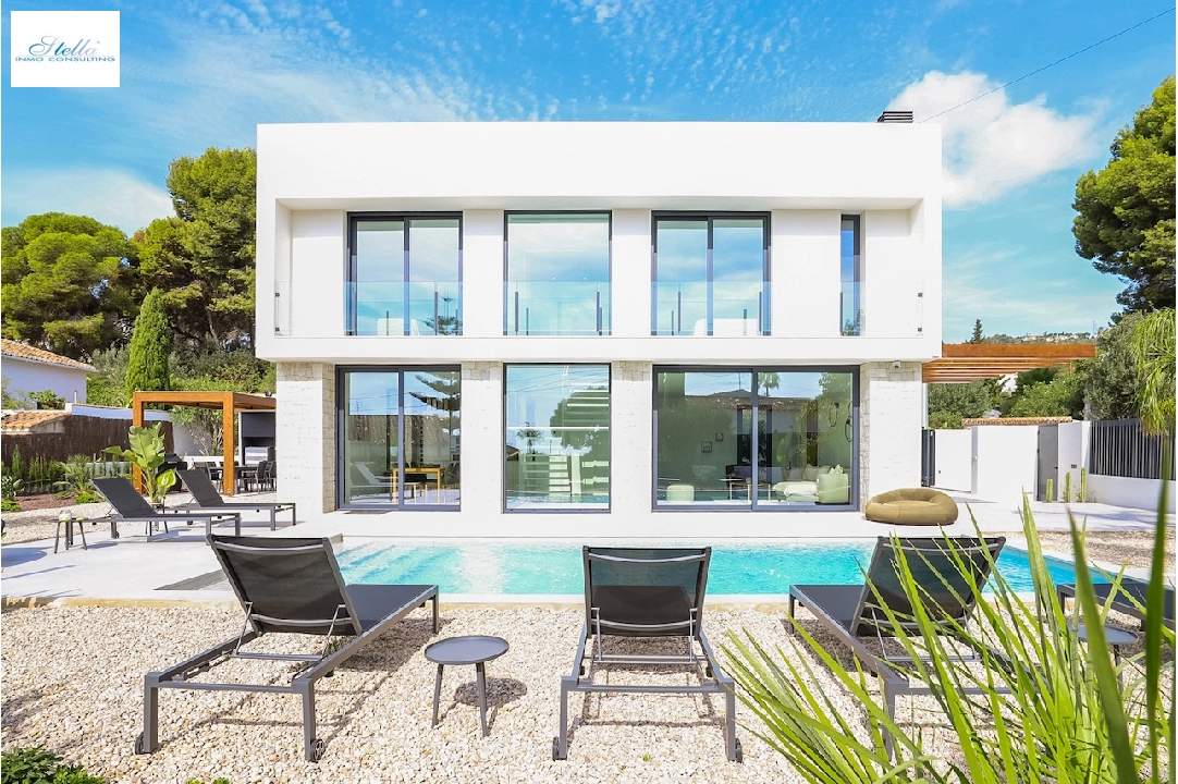 Villa in Benissa(La Fustera) zu verkaufen, Wohnfläche 249 m², Klimaanlage, Grundstück 895 m², 4 Schlafzimmer, 3 Badezimmer, Pool, ref.: CA-H-9309-AMB-1