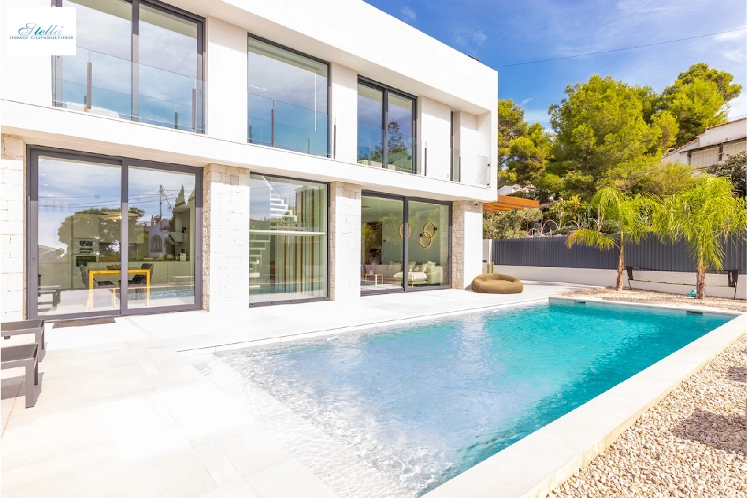 Villa in Benissa(La Fustera) zu verkaufen, Wohnfläche 249 m², Klimaanlage, Grundstück 895 m², 4 Schlafzimmer, 3 Badezimmer, Pool, ref.: CA-H-9309-AMB-22