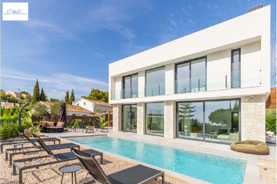 Villa in Benissa(La Fustera) zu verkaufen, Wohnfläche 249 m², Klimaanlage, Grundstück 895 m², 4 Schlafzimmer, 3 Badezimmer, Pool, ref.: CA-H-9309-AMB-23