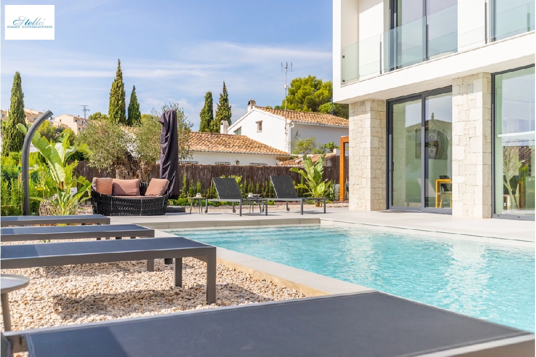 Villa in Benissa(La Fustera) zu verkaufen, Wohnfläche 249 m², Klimaanlage, Grundstück 895 m², 4 Schlafzimmer, 3 Badezimmer, Pool, ref.: CA-H-9309-AMB-25