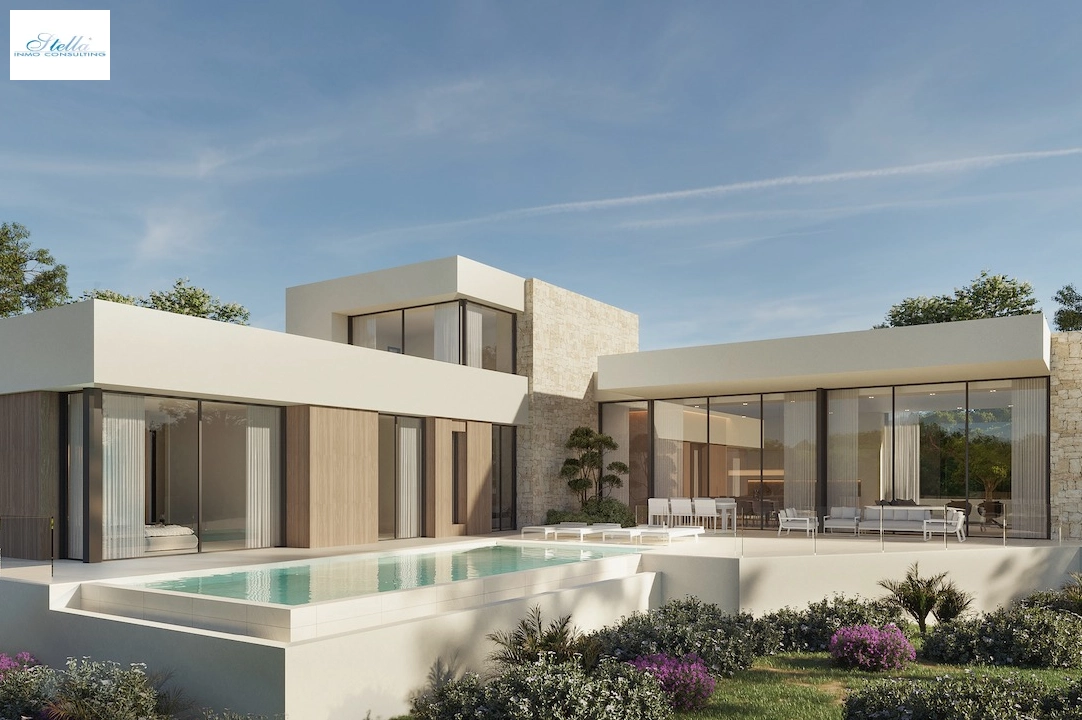 Villa in Moraira(Moravit) zu verkaufen, Wohnfläche 320 m², Klimaanlage, Grundstück 1035 m², 4 Schlafzimmer, 4 Badezimmer, Pool, ref.: CA-H-1811-AMB-2