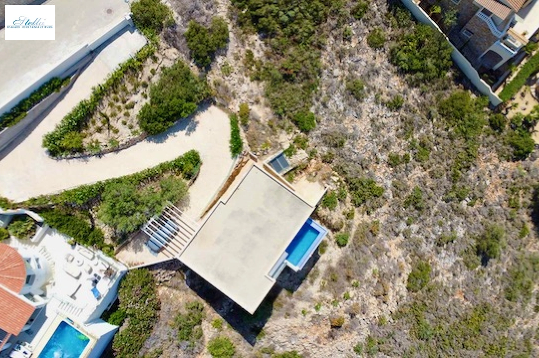 Villa in Benitachell(La Cumbre del Sol) zu verkaufen, Wohnfläche 140 m², Klimaanlage, Grundstück 1395 m², 2 Schlafzimmer, 2 Badezimmer, Pool, ref.: CA-H-1815-AMB-19