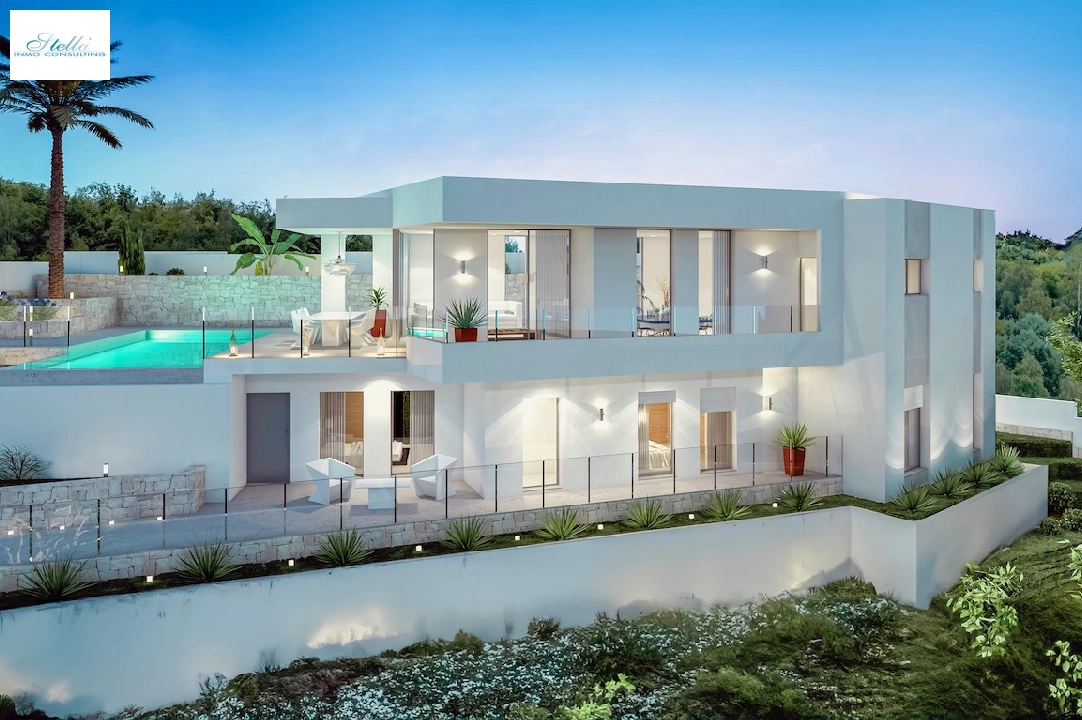 Villa in Moraira(Benimeit) zu verkaufen, Wohnfläche 286 m², Klimaanlage, Grundstück 800 m², 3 Schlafzimmer, 2 Badezimmer, Pool, ref.: CA-H-1819-AMB-1