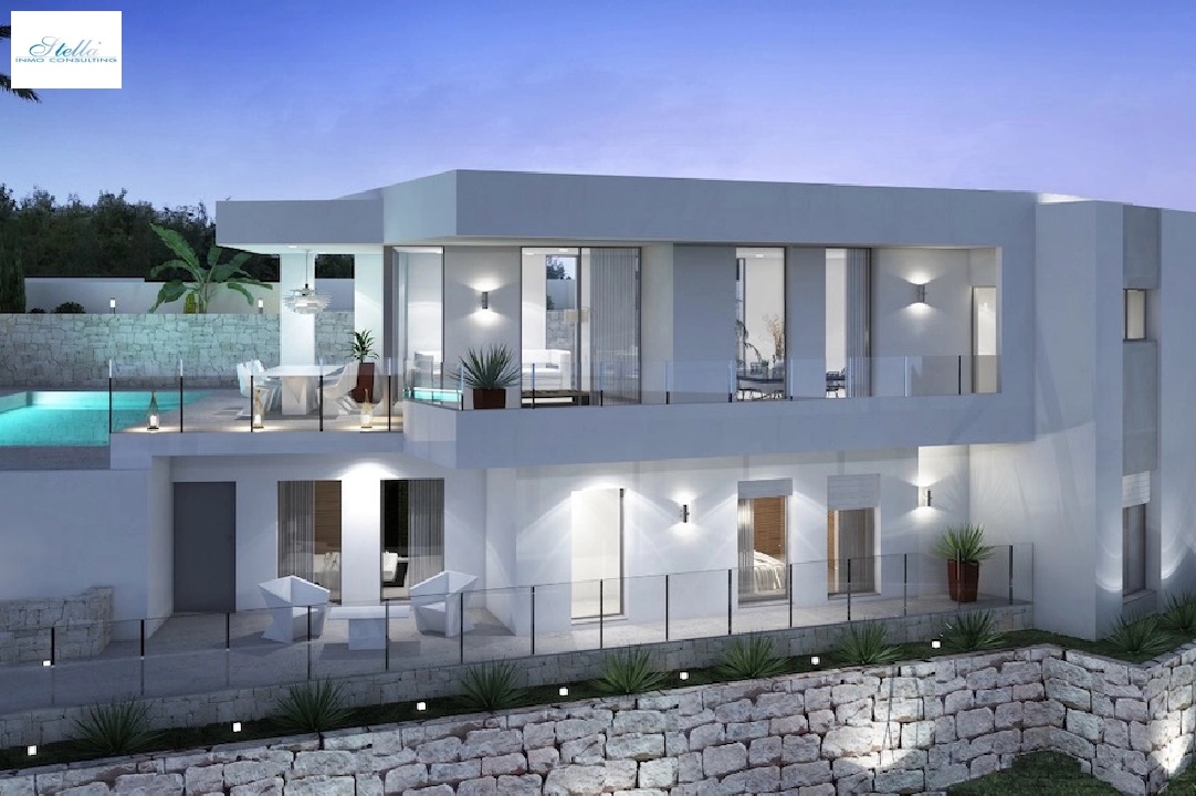 Villa in Moraira(Benimeit) zu verkaufen, Wohnfläche 286 m², Klimaanlage, Grundstück 800 m², 3 Schlafzimmer, 2 Badezimmer, Pool, ref.: CA-H-1819-AMB-5