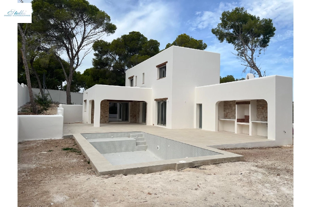 Villa in Moraira(Cap Blanc) zu verkaufen, Wohnfläche 180 m², Klimaanlage, Grundstück 1056 m², 3 Schlafzimmer, 4 Badezimmer, Pool, ref.: CA-H-1699-AMBI-3