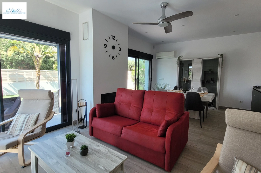 Villa in Els Poblets zu verkaufen, Wohnfläche 158 m², Baujahr 2018, Zustand neuwertig, + KLIMA, Klimaanlage, Grundstück 500 m², 3 Schlafzimmer, 2 Badezimmer, Pool, ref.: MG-0824-10