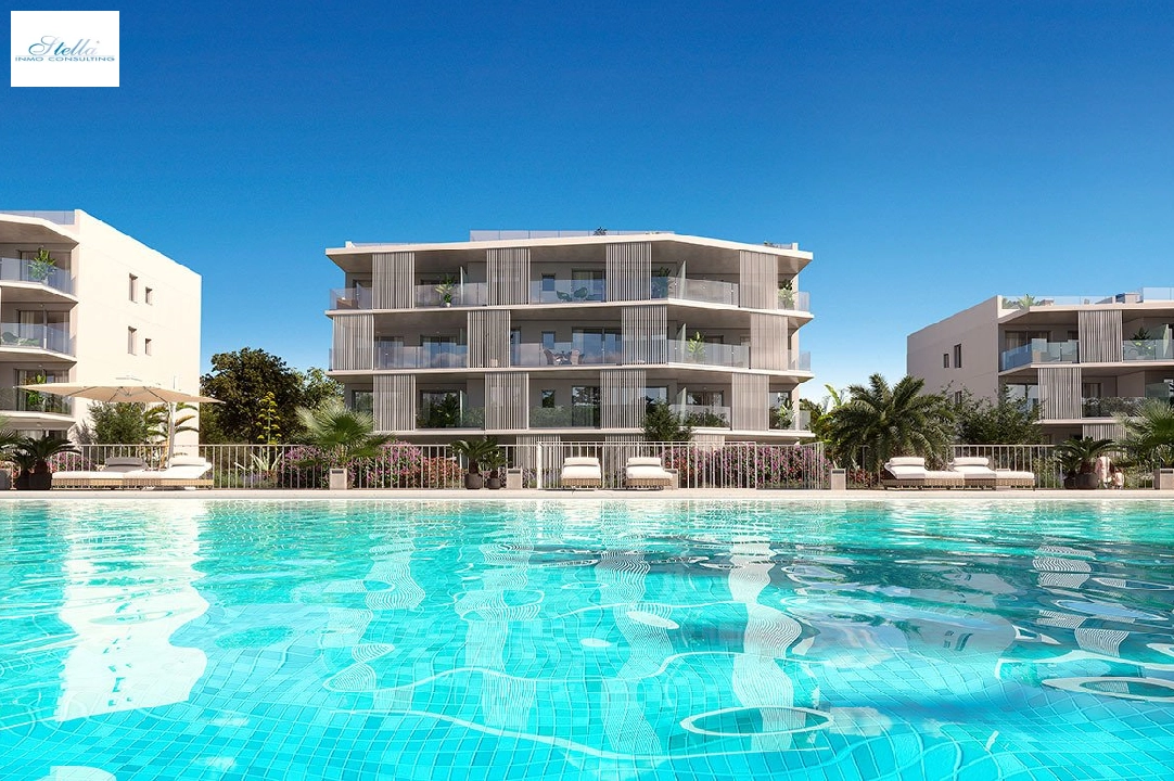 Etagen Apartment in Cala D-Or zu verkaufen, Wohnfläche 107 m², Zustand Erstbezug, Klimaanlage, 2 Schlafzimmer, 2 Badezimmer, Pool, ref.: HA-MLN-433-A01-1