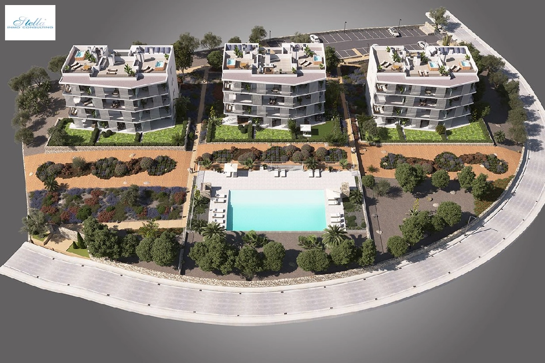 Etagen Apartment in Cala D-Or zu verkaufen, Wohnfläche 107 m², Zustand Erstbezug, Klimaanlage, 2 Schlafzimmer, 2 Badezimmer, Pool, ref.: HA-MLN-433-A01-23