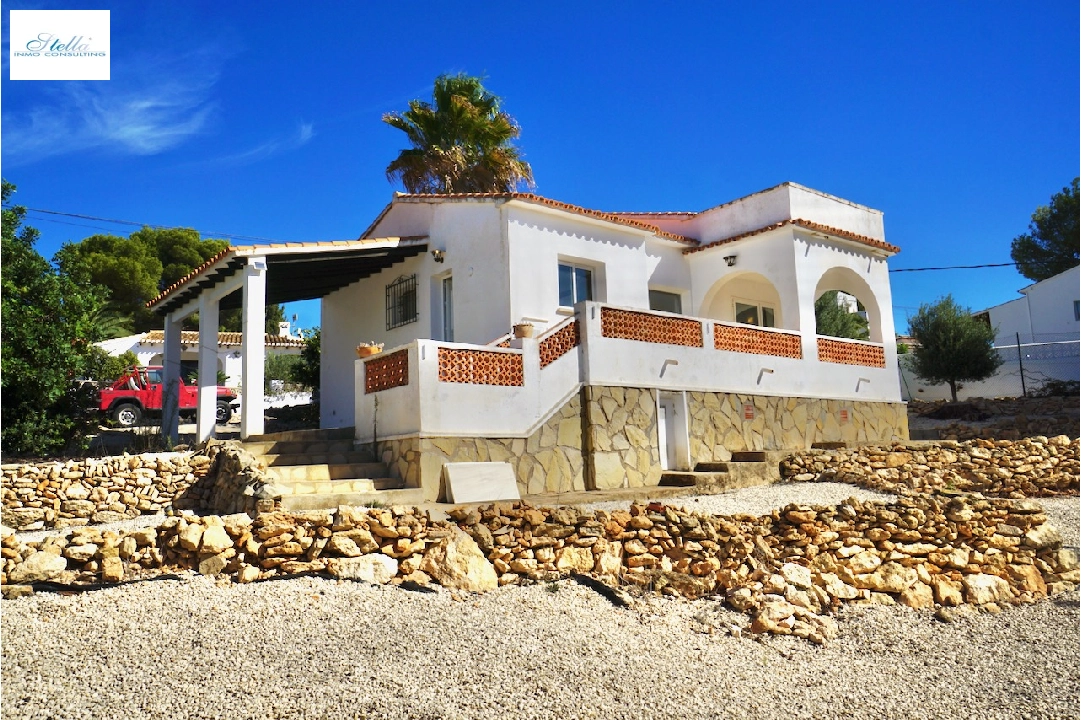 Villa in Moraira(Pinar del Advocat) zu verkaufen, Wohnfläche 109 m², Grundstück 808 m², 2 Schlafzimmer, 1 Badezimmer, ref.: CA-H-1813-AMBI-1