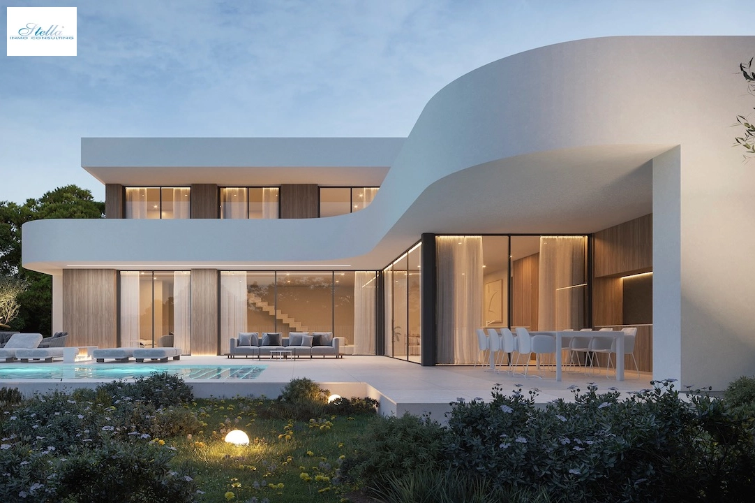 Villa in Moraira(La Sabatera) zu verkaufen, Wohnfläche 310 m², Klimaanlage, Grundstück 1048 m², 4 Schlafzimmer, 3 Badezimmer, Pool, ref.: CA-H-1825-AMB-6