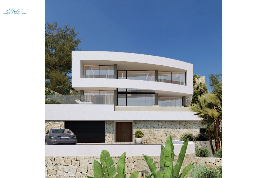 Villa in Calpe(Empedrola) zu verkaufen, Wohnfläche 335 m², Klimaanlage, Grundstück 1042 m², 4 Schlafzimmer, 4 Badezimmer, Pool, ref.: CA-H-1826-AMB-4