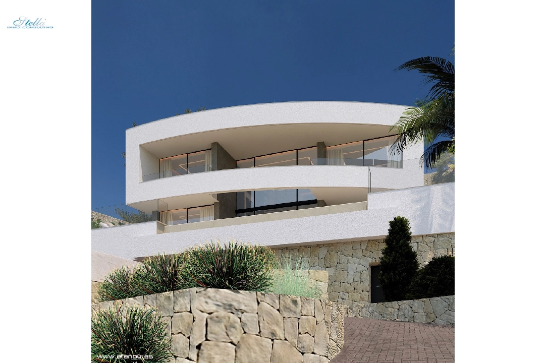 Villa in Calpe(Empedrola) zu verkaufen, Wohnfläche 335 m², Klimaanlage, Grundstück 1042 m², 4 Schlafzimmer, 4 Badezimmer, Pool, ref.: CA-H-1826-AMB-5