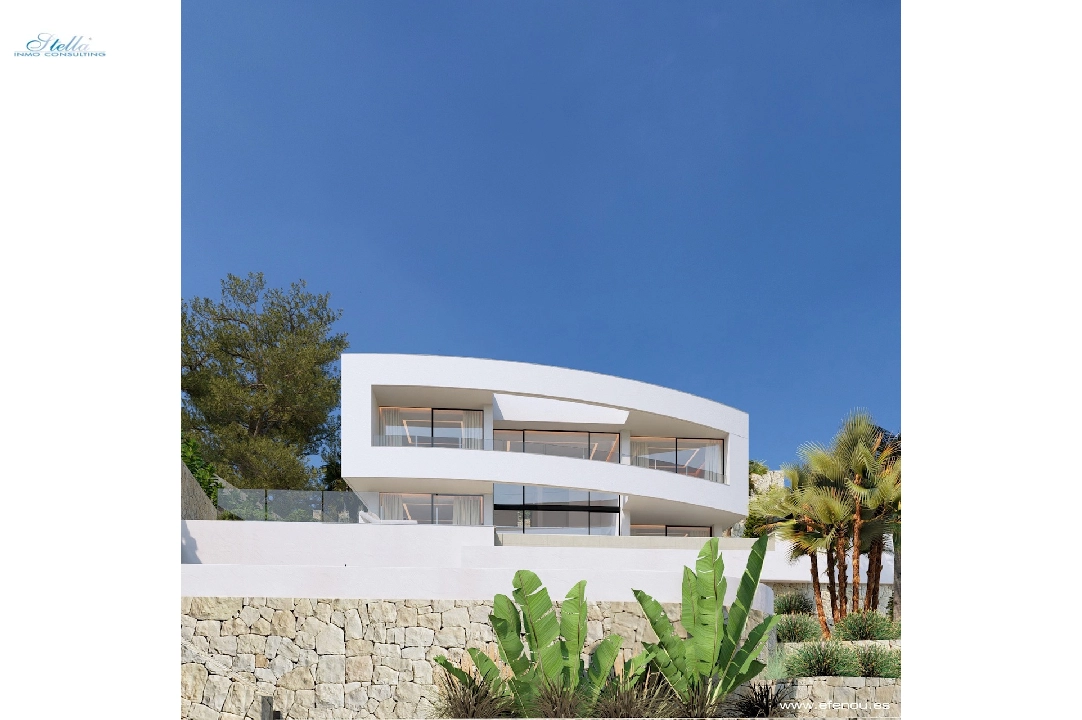 Villa in Calpe(Empedrola) zu verkaufen, Wohnfläche 335 m², Klimaanlage, Grundstück 1042 m², 4 Schlafzimmer, 4 Badezimmer, Pool, ref.: CA-H-1826-AMB-6