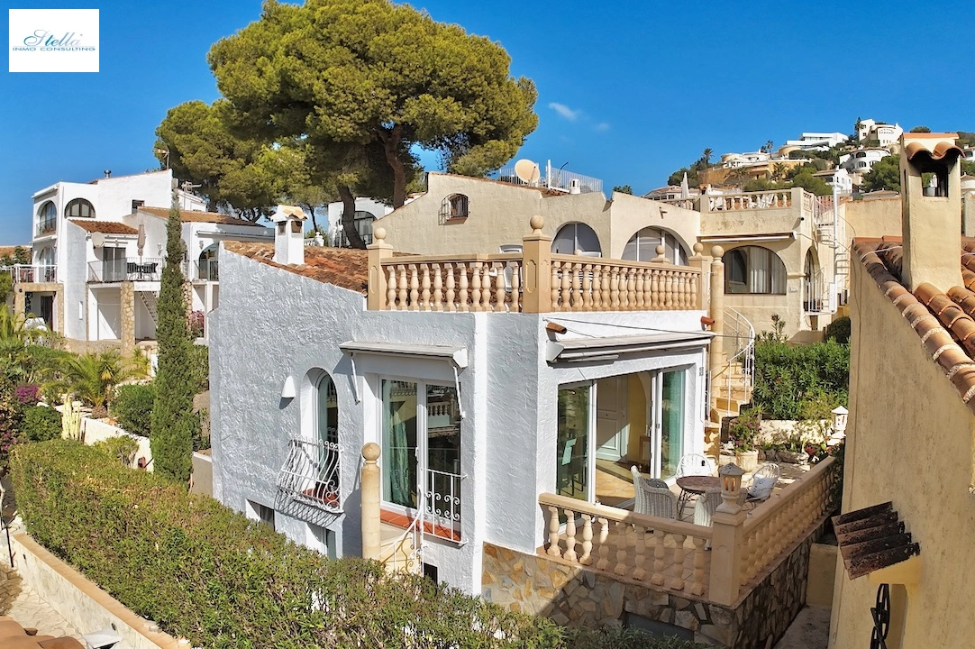 Stadthaus in Moraira(Arnella) zu verkaufen, Wohnfläche 112 m², Klimaanlage, 2 Schlafzimmer, 2 Badezimmer, Pool, ref.: CA-B-1829-AMBE-1