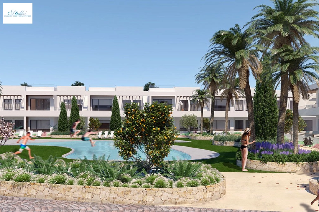 Erdgeschoss Apartment in Torrevieja zu verkaufen, Wohnfläche 90 m², Zustand Erstbezug, + fussboden, Klimaanlage, 2 Schlafzimmer, 2 Badezimmer, Pool, ref.: HA-TON-162-A01-1