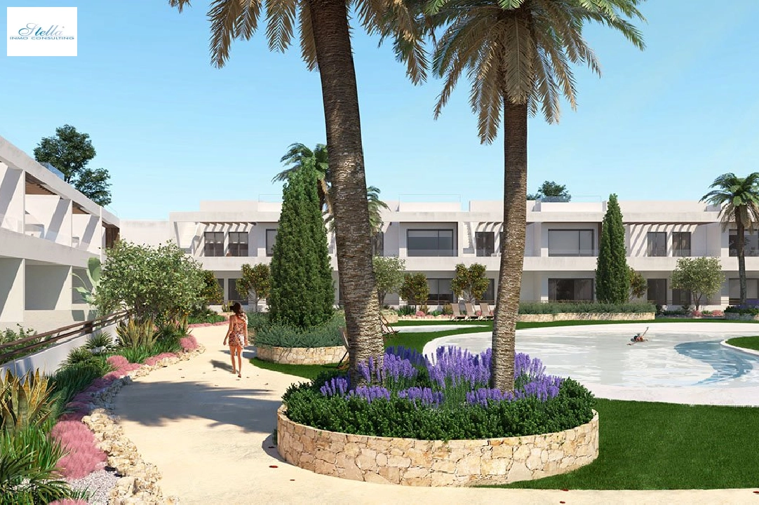 Erdgeschoss Apartment in Torrevieja zu verkaufen, Wohnfläche 90 m², Zustand Erstbezug, + fussboden, Klimaanlage, 2 Schlafzimmer, 2 Badezimmer, Pool, ref.: HA-TON-162-A01-2