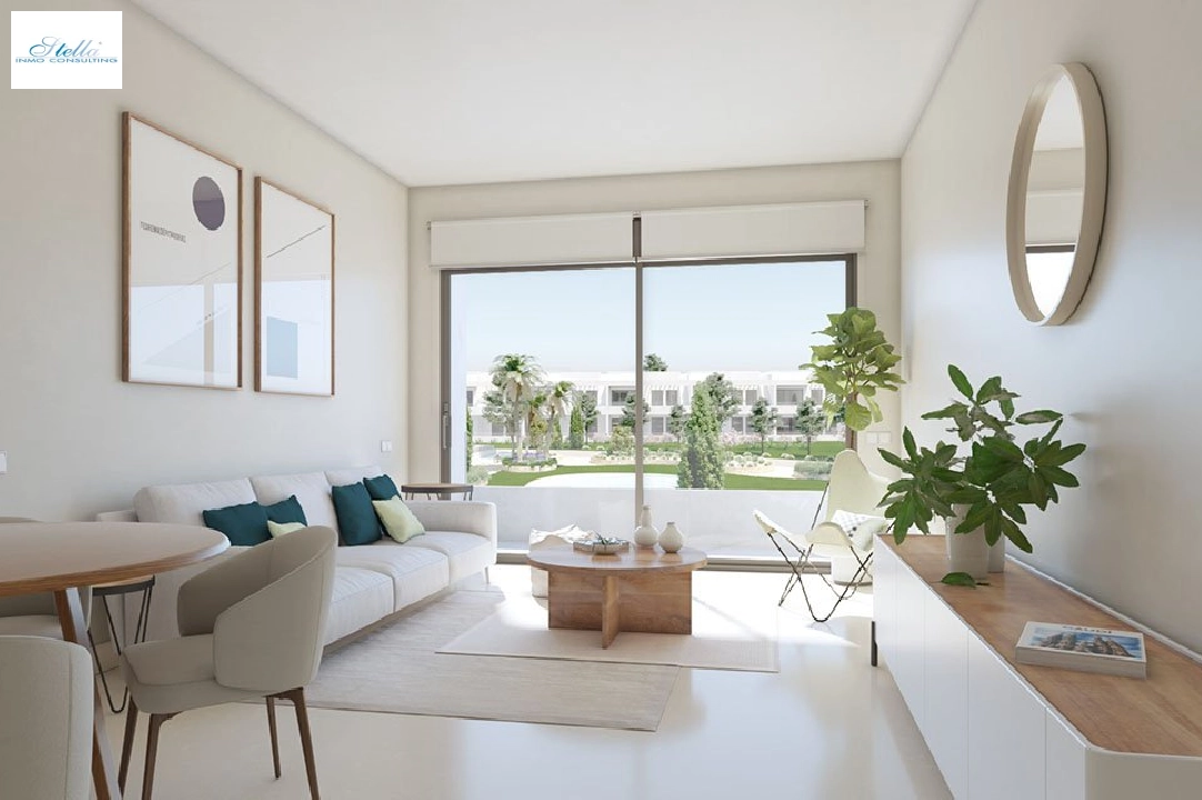 Erdgeschoss Apartment in Torrevieja zu verkaufen, Wohnfläche 90 m², Zustand Erstbezug, + fussboden, Klimaanlage, 2 Schlafzimmer, 2 Badezimmer, Pool, ref.: HA-TON-162-A01-5