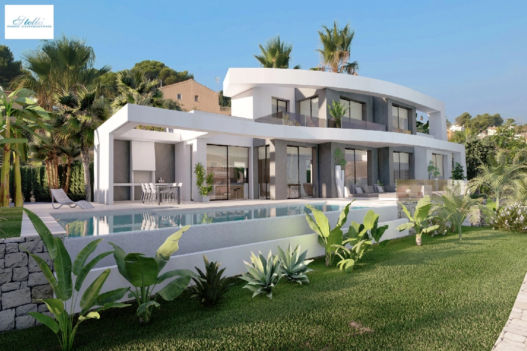 Villa in Benissa(La Fustera) zu verkaufen, Wohnfläche 621 m², Klimaanlage, Grundstück 1250 m², 4 Schlafzimmer, 6 Badezimmer, Pool, ref.: CA-H-1834-AMB-1