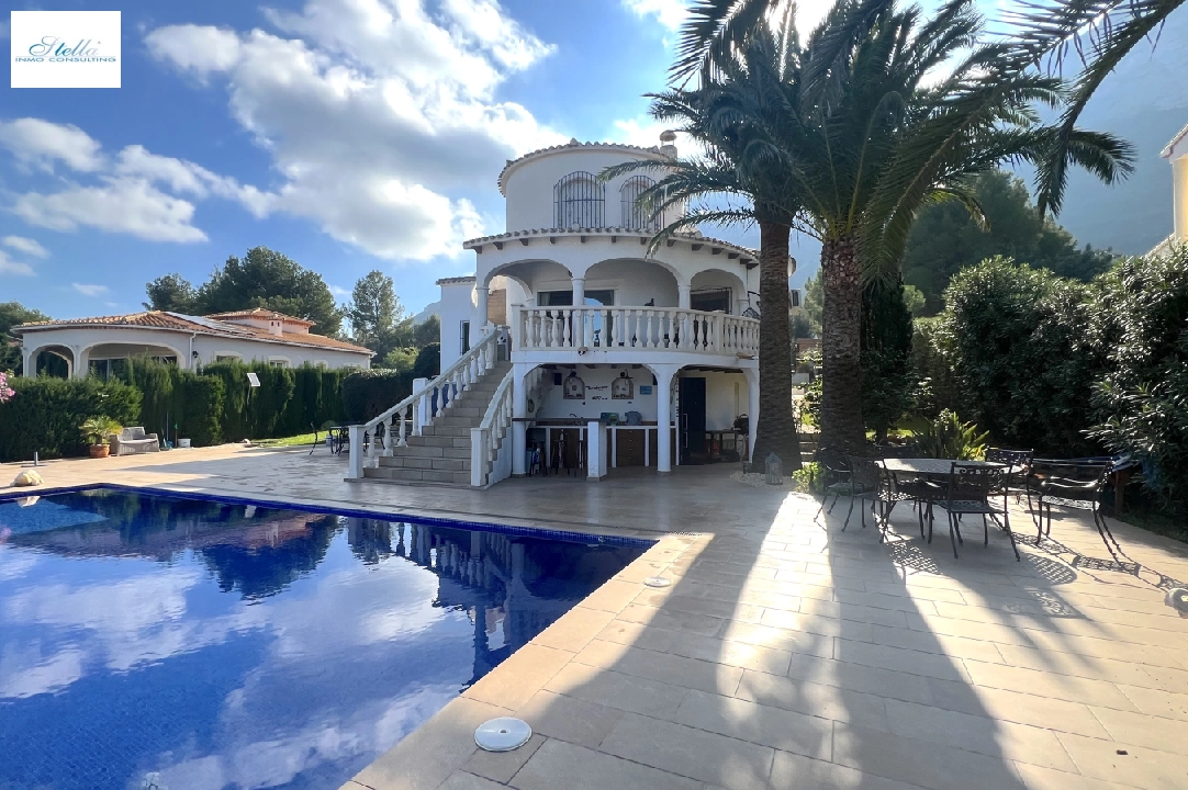 Villa in Denia zu verkaufen, Wohnfläche 190 m², Baujahr 1984, Zustand gepflegt, + KLIMA, Klimaanlage, Grundstück 1900 m², 4 Schlafzimmer, 4 Badezimmer, Pool, ref.: AS-1024-41