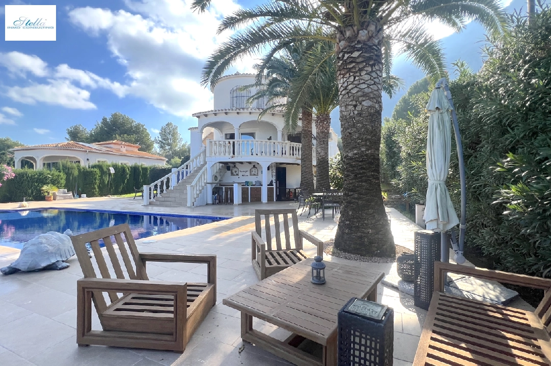 Villa in Denia zu verkaufen, Wohnfläche 190 m², Baujahr 1984, Zustand gepflegt, + KLIMA, Klimaanlage, Grundstück 1900 m², 4 Schlafzimmer, 4 Badezimmer, Pool, ref.: AS-1024-5