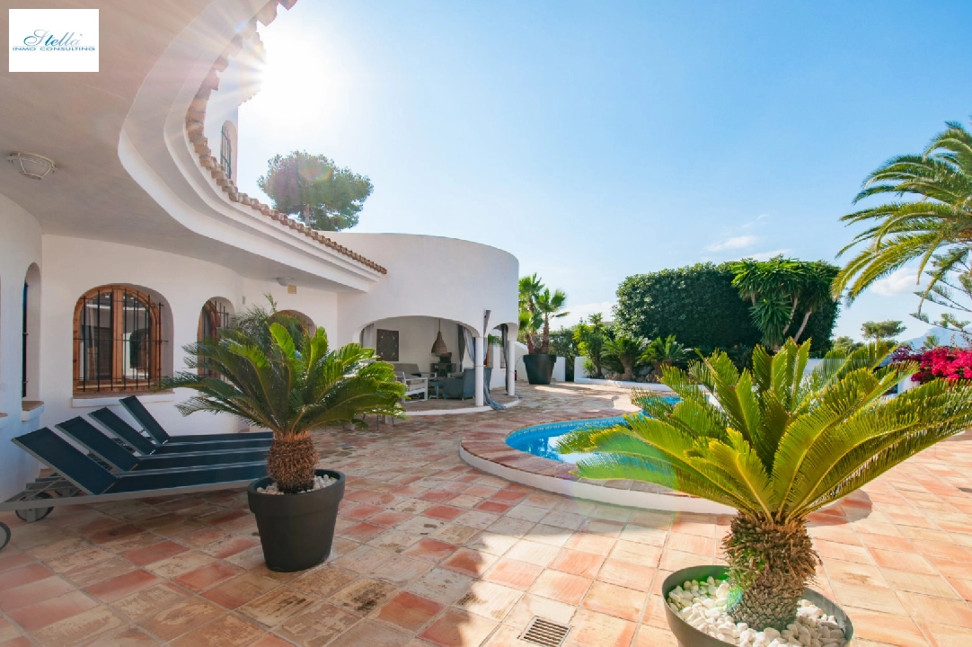 Villa in Benissa zu verkaufen, Wohnfläche 318 m², Klimaanlage, Grundstück 1152 m², 5 Schlafzimmer, 3 Badezimmer, Pool, ref.: AM-12301DA-1