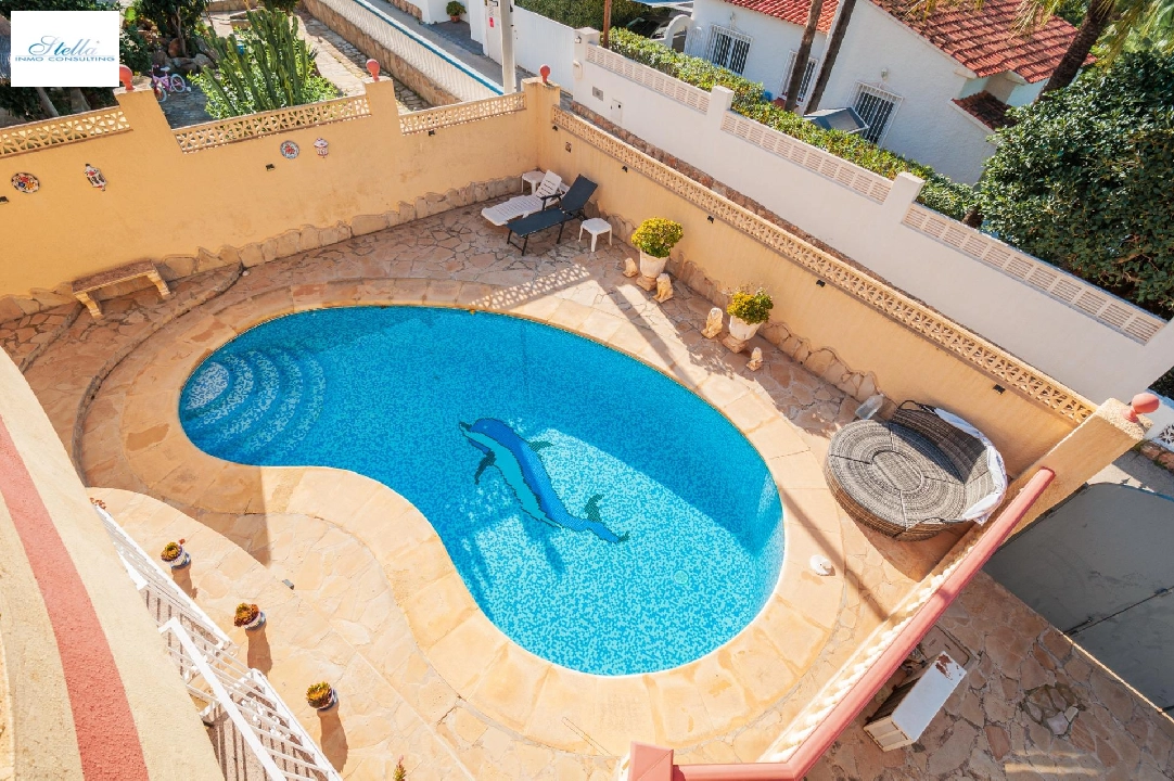 Villa in Calpe(Playa De La Fossa) zu verkaufen, Wohnfläche 195 m², Klimaanlage, Grundstück 500 m², 3 Schlafzimmer, 3 Badezimmer, Pool, ref.: COB-3496-10535-2