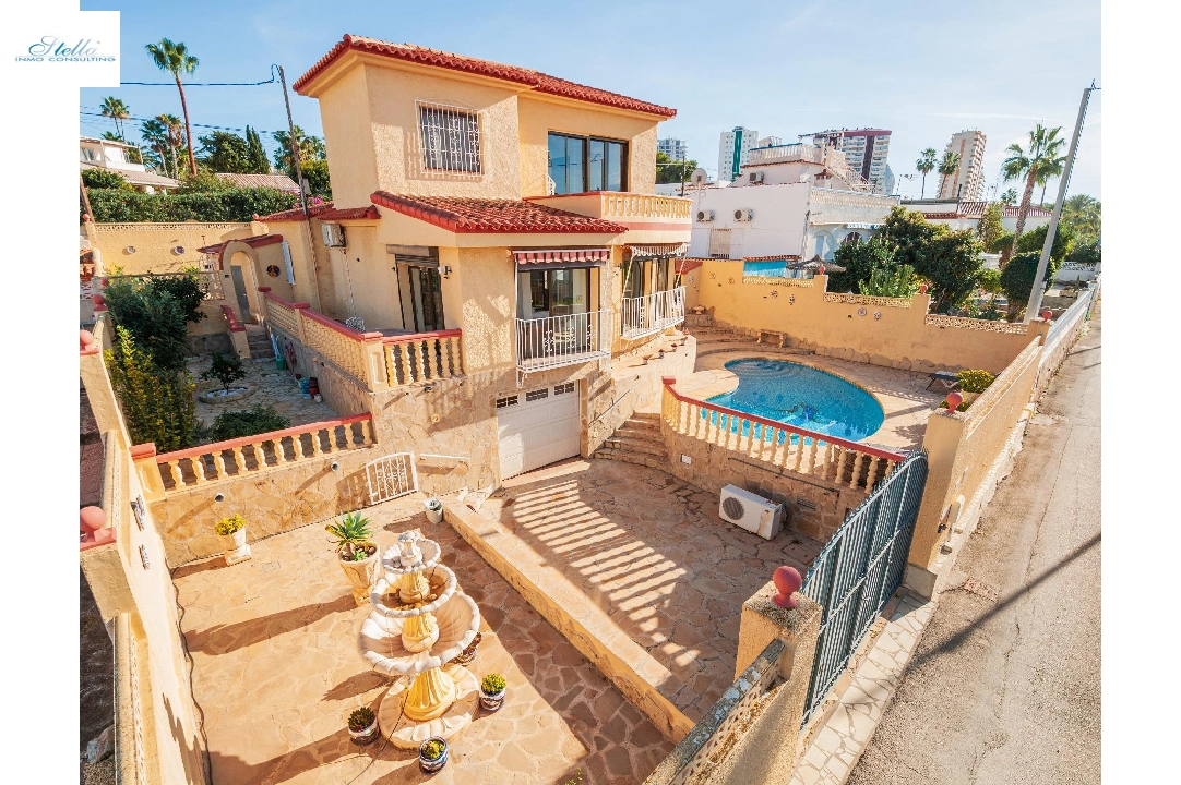 Villa in Calpe(Playa De La Fossa) zu verkaufen, Wohnfläche 195 m², Klimaanlage, Grundstück 500 m², 3 Schlafzimmer, 3 Badezimmer, Pool, ref.: COB-3496-10535-23