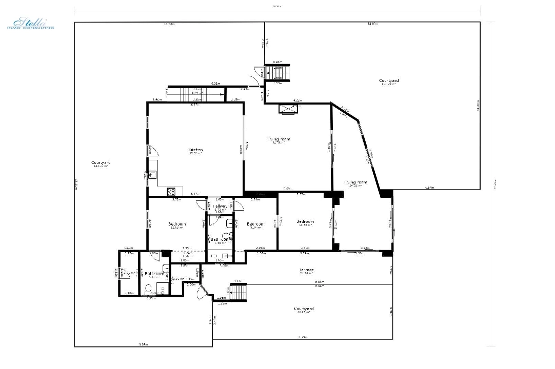 Villa in Calpe(Playa De La Fossa) zu verkaufen, Wohnfläche 195 m², Klimaanlage, Grundstück 500 m², 3 Schlafzimmer, 3 Badezimmer, Pool, ref.: COB-3496-10535-24