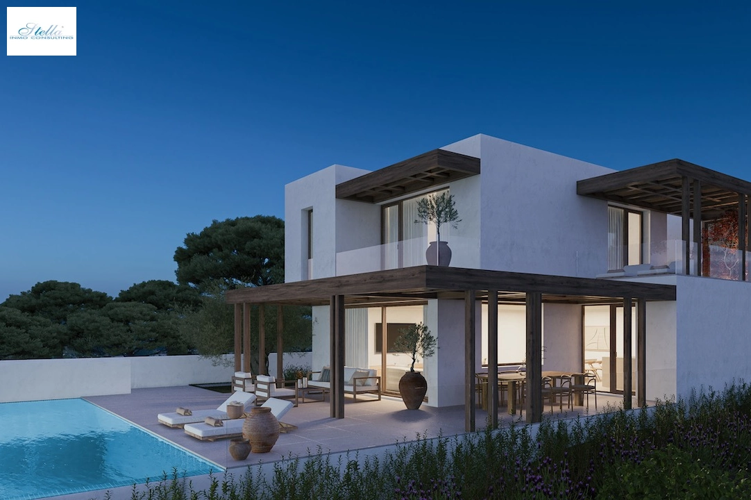 Villa in Moraira(Benimeit) zu verkaufen, Wohnfläche 319 m², Klimaanlage, Grundstück 1000 m², 3 Schlafzimmer, 3 Badezimmer, Pool, ref.: CA-H-1840-AMB-1