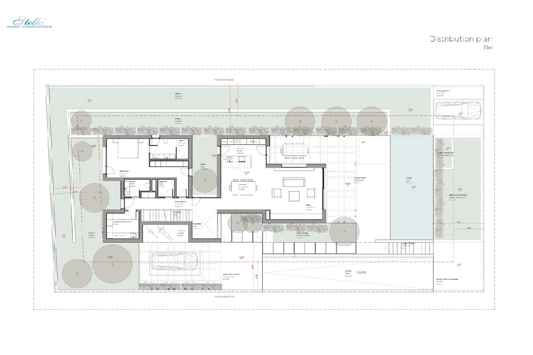 Villa in Moraira(Benimeit) zu verkaufen, Wohnfläche 319 m², Klimaanlage, Grundstück 1000 m², 3 Schlafzimmer, 3 Badezimmer, Pool, ref.: CA-H-1840-AMB-8