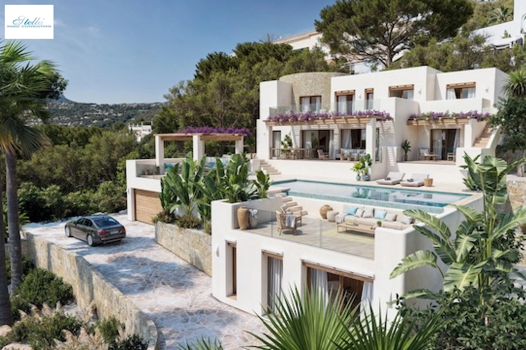 Villa in Moraira(San Jaime) zu verkaufen, Wohnfläche 333 m², Klimaanlage, Grundstück 1330 m², 5 Schlafzimmer, 5 Badezimmer, Pool, ref.: CA-H-1842-AMBI-1