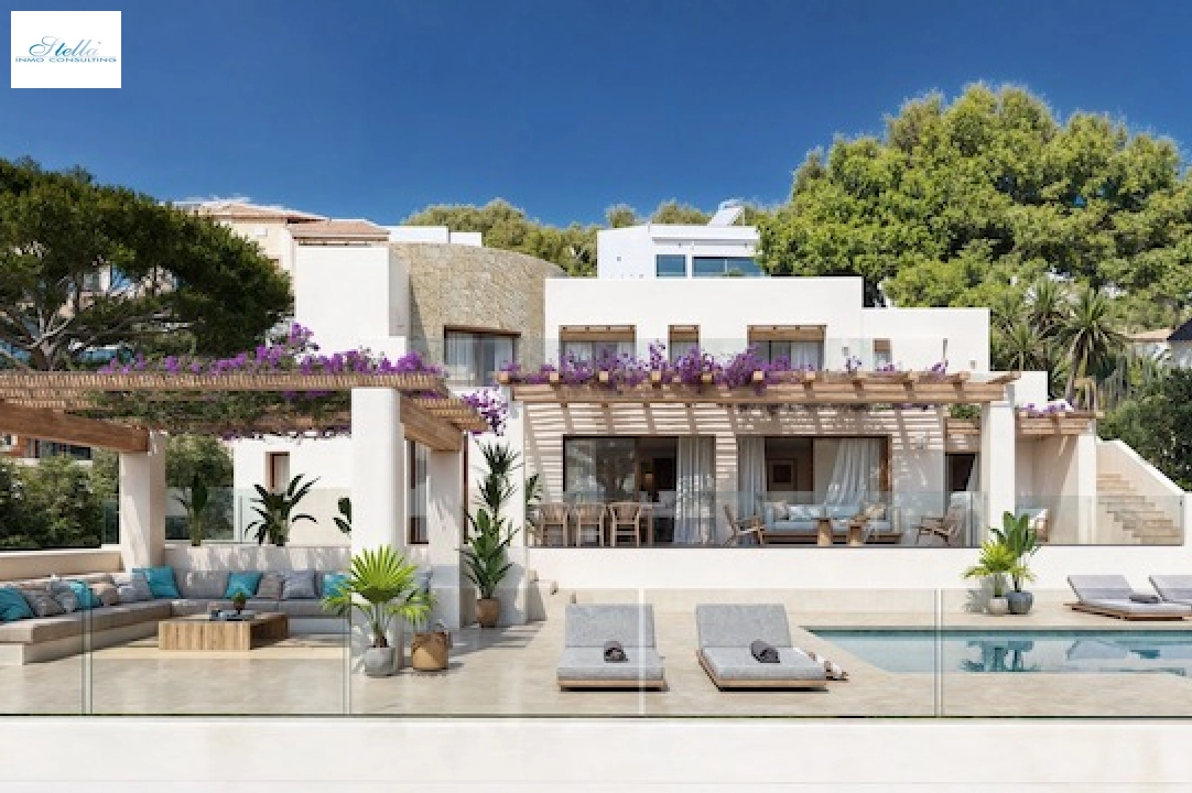 Villa in Moraira(San Jaime) zu verkaufen, Wohnfläche 333 m², Klimaanlage, Grundstück 1330 m², 5 Schlafzimmer, 5 Badezimmer, Pool, ref.: CA-H-1842-AMBI-2